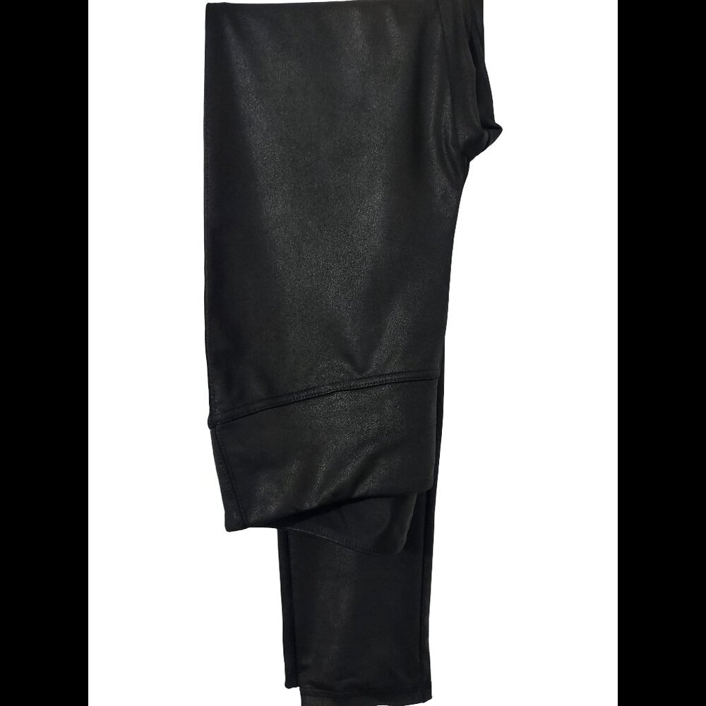 NYDJ Black Faux Leather Leggings XS